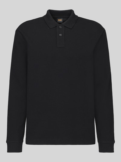 BOSS Orange Poloshirt mit strukturierter Piqué-Oberfläche Black 2