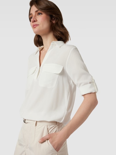 More & More Blouseshirt met platte kraag Offwhite - 3