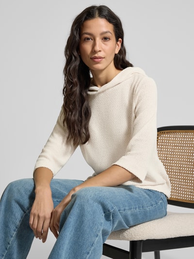 OPUS Bluza z kapturem model ‘Sukufi’ Beżowy 3