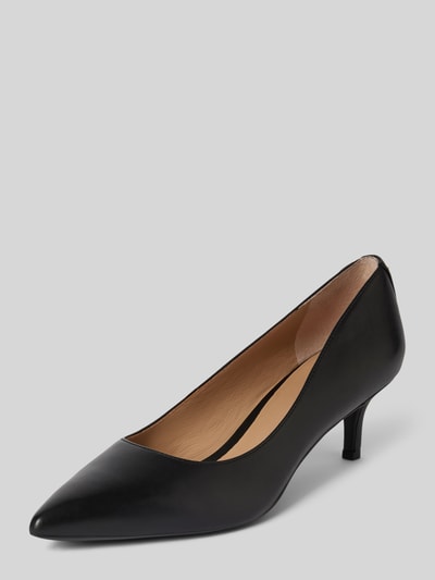 Lauren Ralph Lauren Lederpumps mit Pfennigabsatz Modell 'ADRIENNE' Black 1