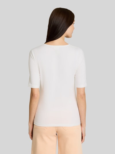 Tom Tailor t-shirt o kroju regular fit z mieszanka bawełny ' Biały 5