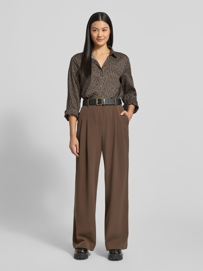 Marc O'Polo Relaxed fit overhemdblouse van puur katoen Donkergrijs - 1