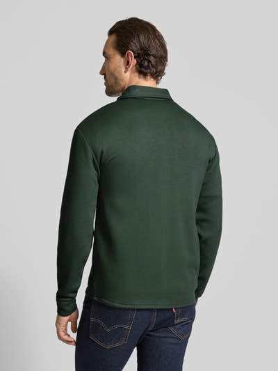 SELECTED HOMME Regular Fit Sweatjacke aus Viskose-Mix Modell 'EMANUEL' Dunkelgruen 5