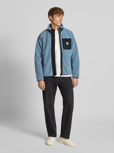 Carhartt Work In Progress Fleecejacke mit Brusttasche Modell 'PRENTIS LINER' Eisblau 1