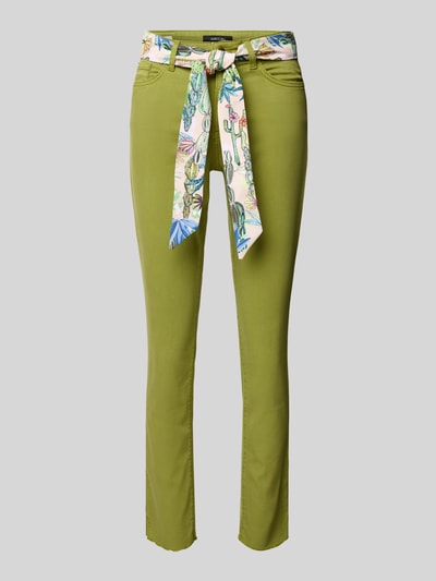 Marc Cain Jeans mit Stoffgürtel Gruen 2