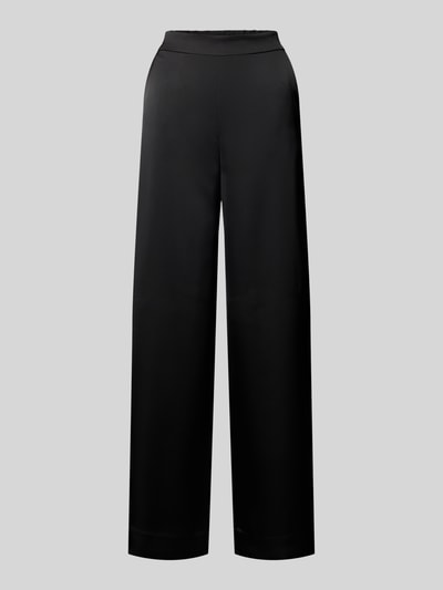 HUGO Slim Fit Weite Hose mit Schiebehaken und verdecktem Reißverschluss Modell 'HASELI-1' Black 2