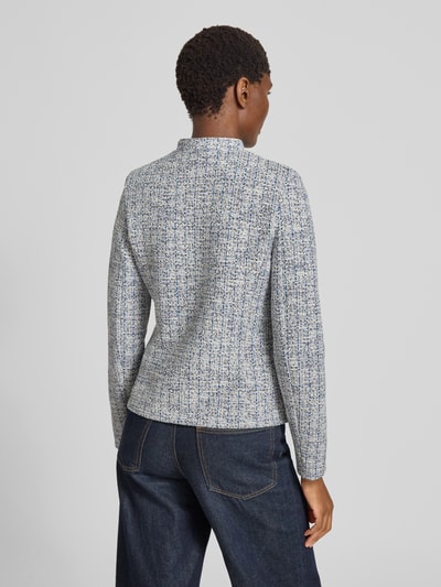 More & More Blazer in bouclé-look Marineblauw - 5