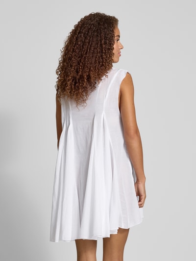 WEEKDAY Sukienka mini z dekoltem w serek model ‘Nicki’ Piaskowy 5