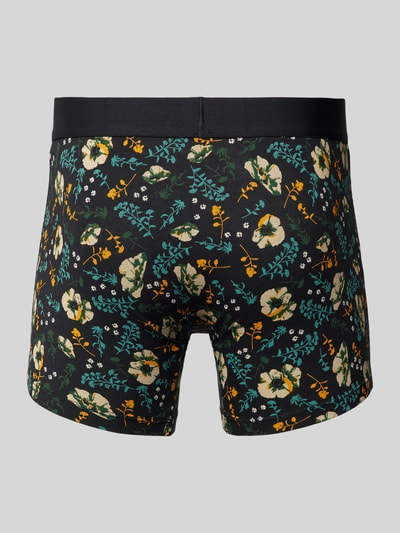 Levi's® Trunks mit elastischem Logo-Bund Modell 'FLOWER' im 2er-Pack Black 3