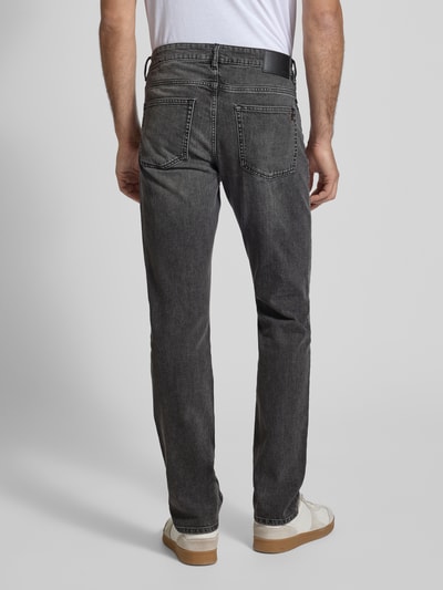 BOSS Orange Slim fit jeans van katoenmix, model 'DELAWARE' Grafiet - 5