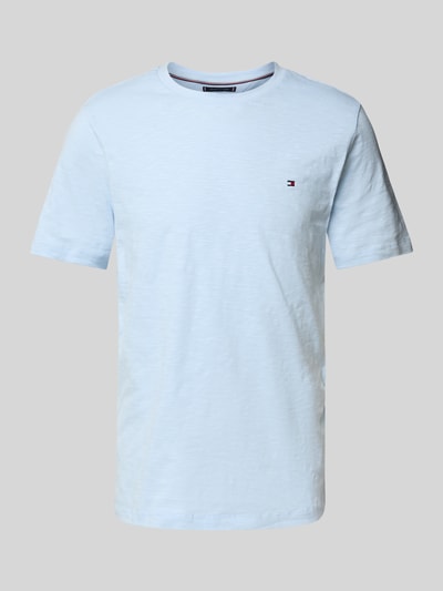 Tommy Hilfiger Regular Fit T-Shirt aus reiner Baumwolle Hellblau 2
