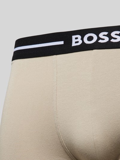 BOSS Boxershort met elastische band in een set van 3 stuks Olijfgroen - 2