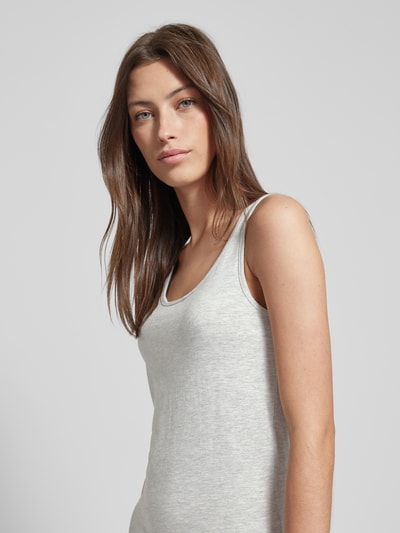 Vero Moda Maxi-jurk in effen design, model 'MAXI MY SOFT' Lichtgrijs gemêleerd - 3