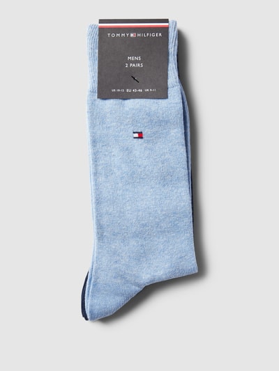 Tommy Hilfiger Sokken met logoprint in een set van 2 paar Bleu - 3