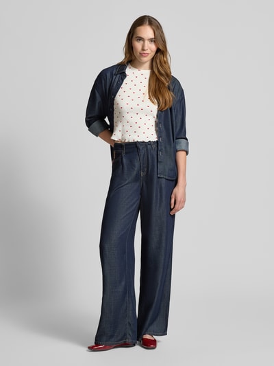 Vero Moda Regular fit T-shirt van katoenmix, model 'HARRY' Wit - 1