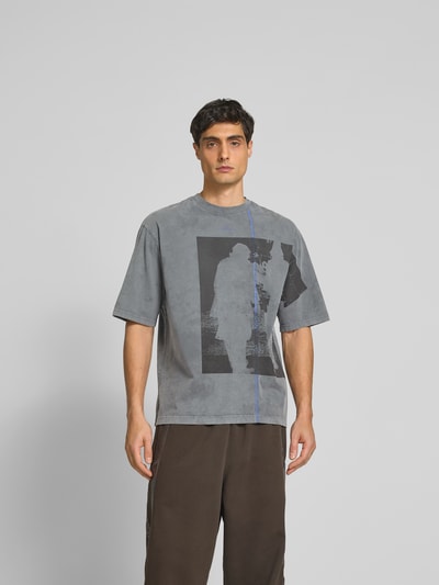 A-COLD-WALL Oversized T-Shirt aus reiner Baumwolle Mittelgrau 4