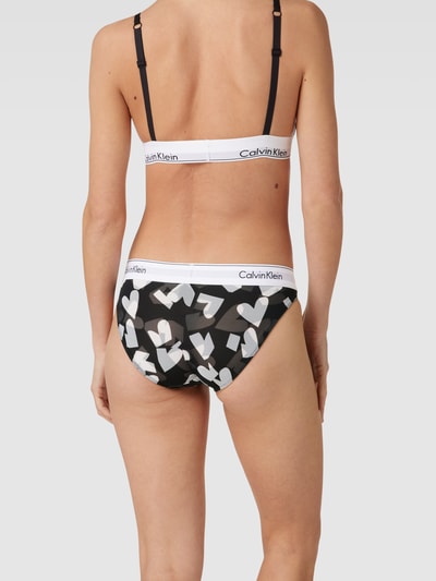 Calvin Klein Underwear Triangelbeha met logo in band, model 'TRIANGEL' Lichtgrijs - 4