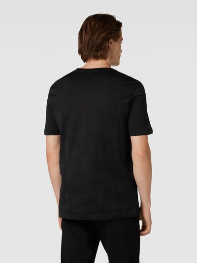 BOSS T-Shirt mit Strukturmuster Modell 'Tiburt' Black 5