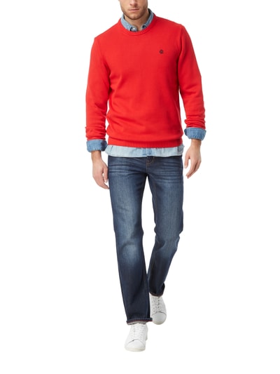 MCNEAL Pullover met geborduurd logo Rood - 1