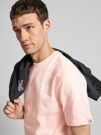 Billionaire Boys Club T-Shirt mit Logo-Print Hellrosa 3