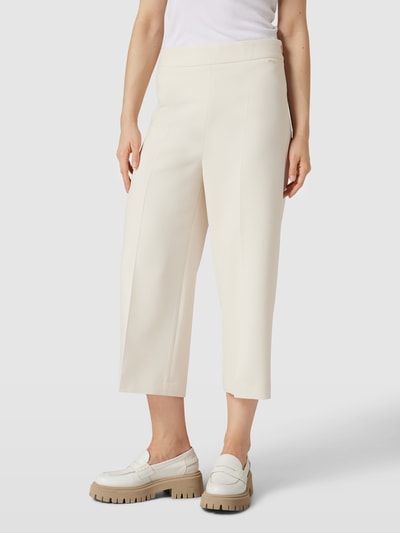 JOOP! Stoffen broek met labeldetail in metallic Offwhite - 4