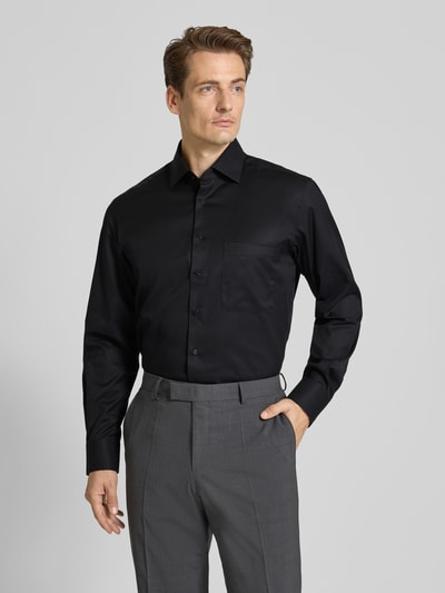 ETERNA Comfort Fit Business-Hemd mit Brusttasche Black 4