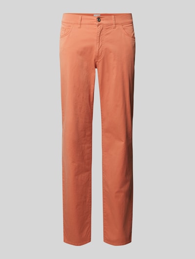 Brax Regular fit chino in 5-pocketmodel, model 'ULTRALIGHT' Oranje - 2