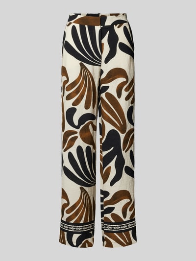 Mango Straight Leg Stoffhose mit Eingrifftaschen Modell 'KARINA' Offwhite 2