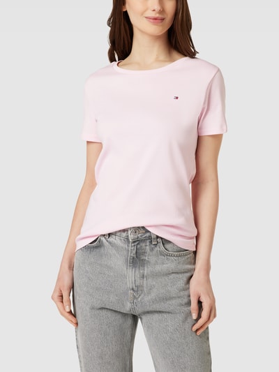 Tommy Hilfiger T-Shirt mit Label-Detail Modell 'CODY' Rose 4