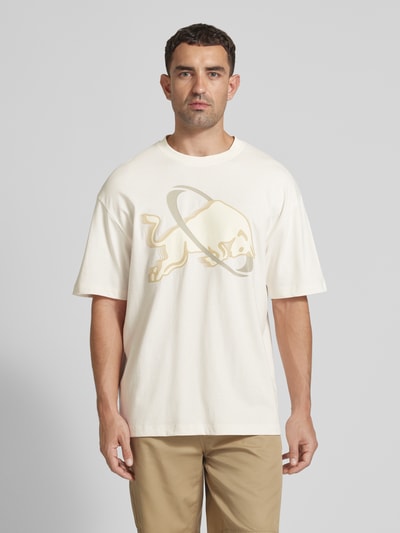 HUGO T-Shirt mit Motiv-Print Modell 'Danirick' - HUGO X RB Offwhite 4