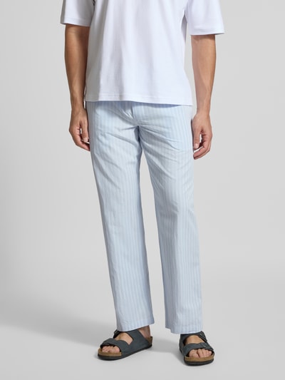 JAKE*S STUDIO MEN Sweatpants mit elastischem Bund Hellblau 4