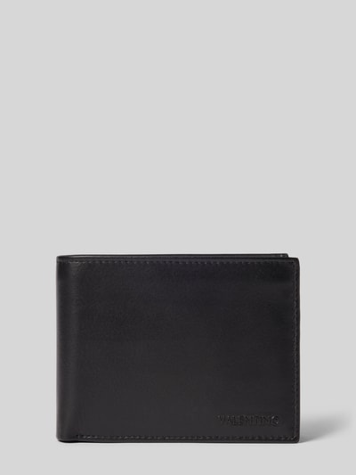 Produktfoto, Portfel mit Label-Detail von VALENTINO BAGS z naturalnej skóry, główna przegroda z brzegiem, przegródki na monety i karty