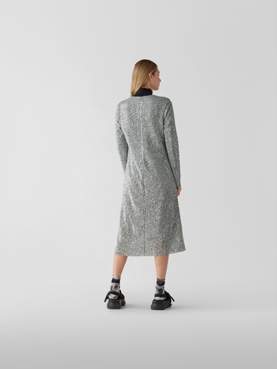 Stine Goya Midikleid mit Paillettenbesatz Silber 5