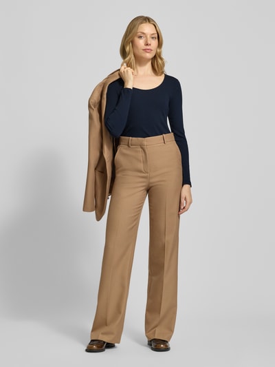 Lauren Ralph Lauren Longsleeve in Ripp-Optik Modell 'CHITRA' Dunkelblau 1