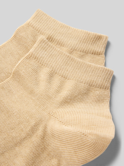 FALKE Sneaker-Socken mit geripptem Abschluss im 2er-Pack Sand Melange 2