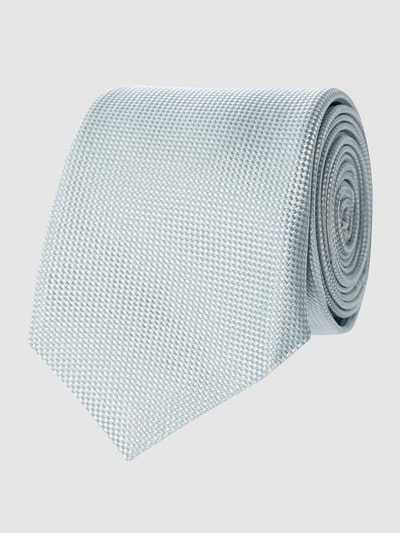 Blick Krawatte aus reiner Seide (7 cm) Mint 1