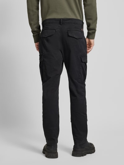 Napapijri Regular fit broek met cargozakken, model 'YASUNI' Zwart - 5