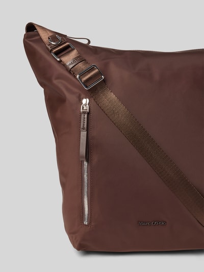 Marc O'Polo Hobo Bag mit verstellbarem Tragehenkel Dunkelbraun 3