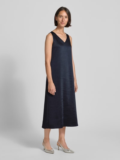 ROBE LÉGÈRE Midikleid im Double-Layer-Look Marine 1