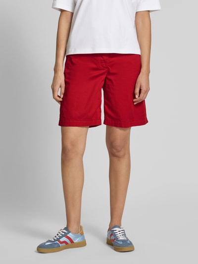 Tommy Hilfiger Relaxed Fit Chinoshorts aus Baumwoll-Mix Rot 4