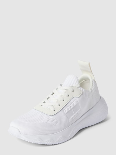 Tommy Jeans Sock-Sneaker mit Label-Print Modell 'FLEXI' Weiß 2