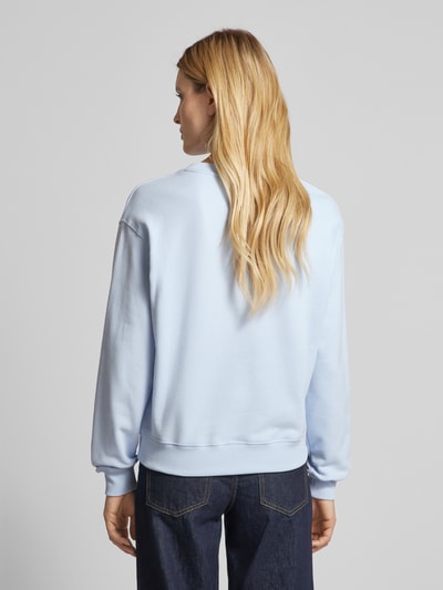 Tommy Hilfiger Sweatshirt mit Label-Stitching Modell 'SCRIPT' Hellblau 5