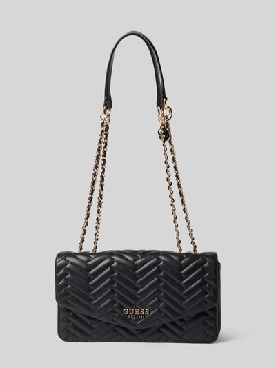 Guess Umhängetasche mit Steppnähten Modell 'ANNING' Black 2