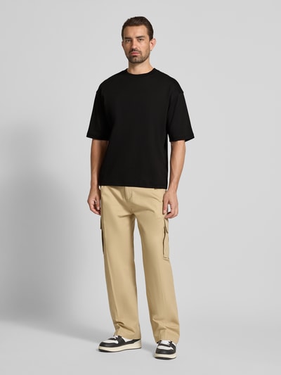 JAKE*S STUDIO MEN T-shirt met ronde hals Zwart - 1