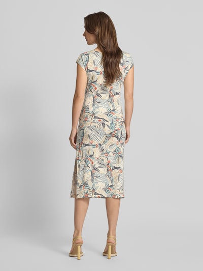 Lauren Ralph Lauren Knielanges Kleid mit Knotendetail Modell 'DABRIA' Beige 5