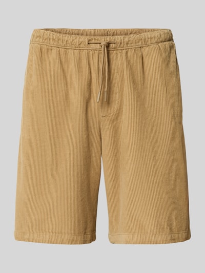 Jack & Jones Korte regular fit rok van corduroy met elastische band, model 'BILL' Beige - 2