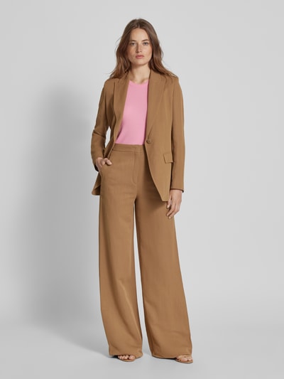 Max Mara Studio Blazer mit Pattentaschen Modell 'GITANE' Hellbraun 1