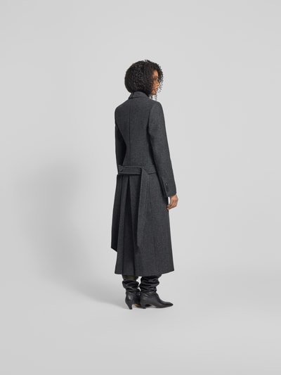 Victoria Beckham Wollmantel aus reiner Wolle Dunkelgrau 5