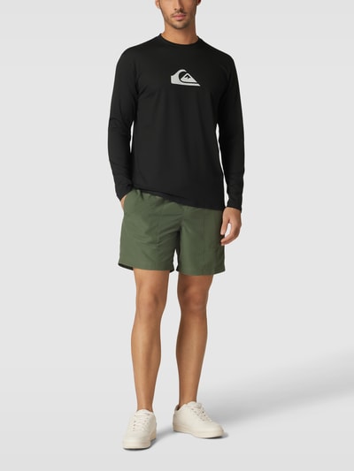 Quiksilver Longsleeve mit Label-Print Black 1