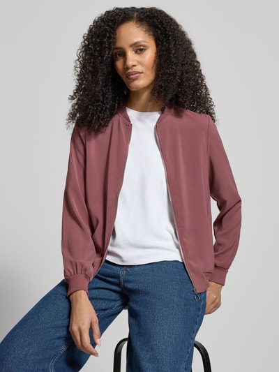 VERO MODA Regular Fit Bomberjacke mit College-Kragen Modell 'COCO' Altrosa 3